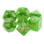Pearl - D6 -  Vert pâle - Doré - HD