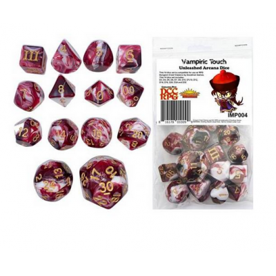 Approved for Dungeon Crawl Classics - Set 14 dés - Vampiric Touch- Impact Miniatures
