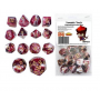 Approved for Dungeon Crawl Classics - Set 14 dés - Vampiric Touch- Impact Miniatures