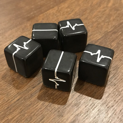 Pulse Fate - D6 - Noir - Impact Miniatures