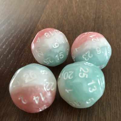 Dé Atypique  - D26 - Cotton Candy - Impact Miniatures