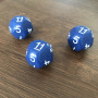 Dé Atypique  - D11 - Indigo - Bleu -  Impact Miniatures