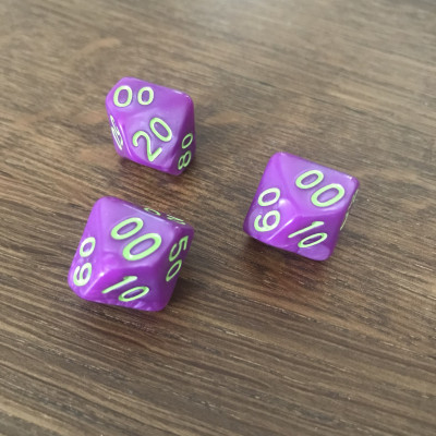 Dé 10 faces - pourcentage - Cloudkill - Impact Miniatures