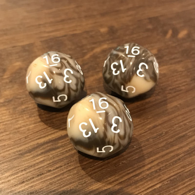 DCC - D16 - Haste - Marron - gris - Impact Miniatures