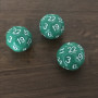 Dé Atypique  - D22 - Emeraude - vert - Impact Miniatures
