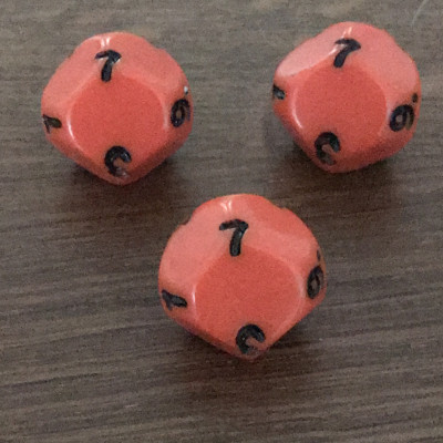 Dé Atypique  - D9 - Orange - 2025 - Impact Miniatures