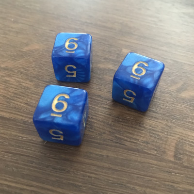 Dé 6 faces - Chain Lightning - Impact Miniatures