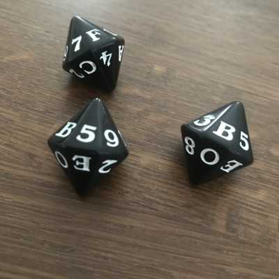 Special - D16 - Hexadice - Noir  - Impact Miniatures