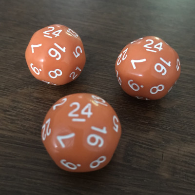 DCC - D24 - Orange  - Impact Miniatures