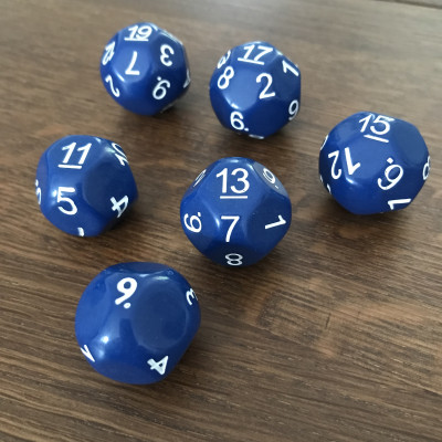Approved for Dungeon Crawl Classics - Set Odd -  Bleu - Impact Miniature