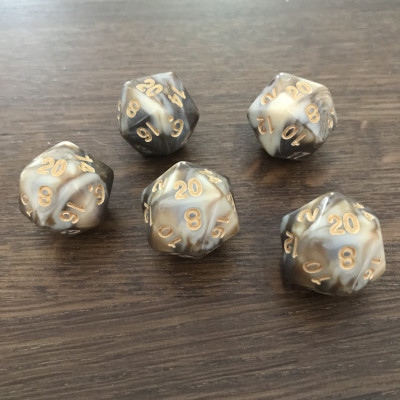 Dé 20 faces - Haste   - Impact Miniatures