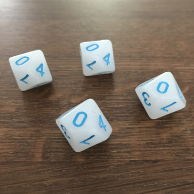 Dé 10 faces - Ray of frost  -  Impact Miniatures