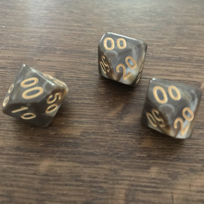 Dé 10 faces - pourcentage - Haste  - Impact Miniatures