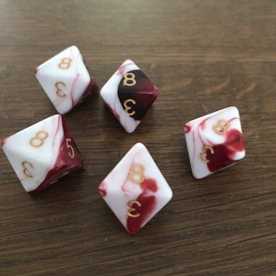 Dé 8 faces - Vampiric Touch - Impact Miniatures