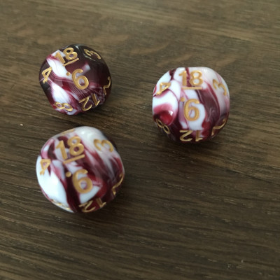 Dé Atypique  - D18 - Vampiric Touch -  Impact Miniatures