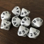 Special - D16 - Hexadice - Blanc - Impact Miniatures