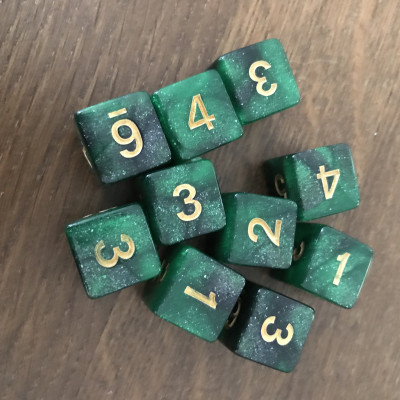 Dé 6 faces - Acid Arrow  - Impact Miniatures