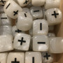 Dés Fate - Fudge - Blanc - Noir - Des en Folie