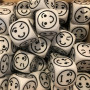 Dés Emotion - Blanc - Noir - Des en Folie