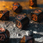 Dragons Modern - Set de dés - Obsidian - Qworkshop
