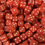 Dés classiques - 10mm  - Opaque  - Rouge - Dice & Games