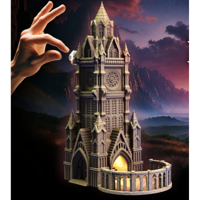 Tour de dés - Cathédrale - Fabrication Des en Folie