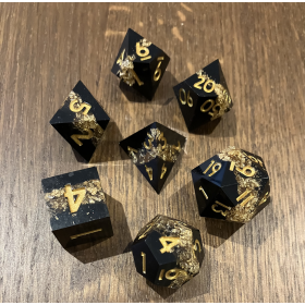 Poudre Cosmique Doré Set - Noir - Doré - Résine -  CNC