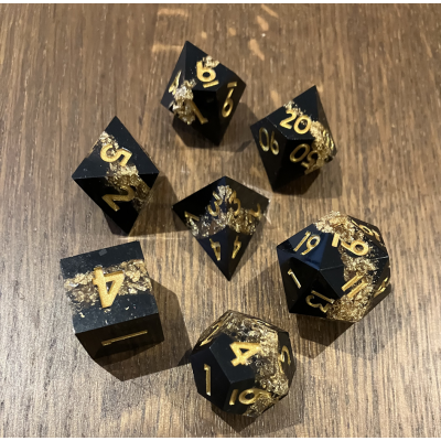 Poudre Comisque Doré Set - Noir - Doré - Résine -  CNC