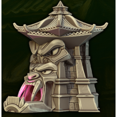 Tour de dés - La Pagode hurlante  - Fabrication Des en Folie