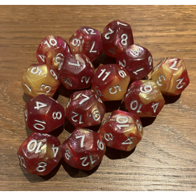 D12 - Duetto Glitter - Pourpre / Jaune - Doré - Udixi