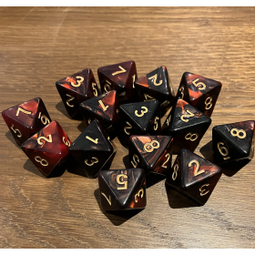 D8 - Duetto - Rouge / Noir - Doré - Udixi