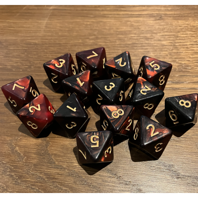 D8 - Duetto - Rouge / Noir - Doré - Udixi