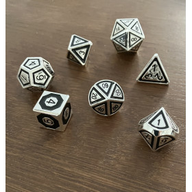 Border Metal Set  - Enamel - Argenté - Noir -  CNC