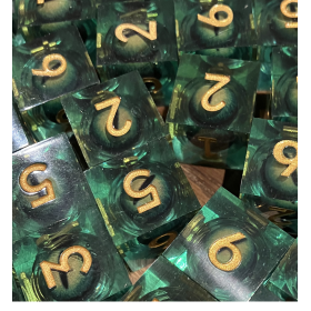 Pearl Pattern D6 - Dragon - Oeil flottant -  CNC