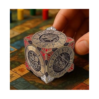 Spinner Dice - Rotation Cube - Doré - YStars