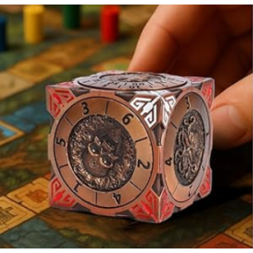 Spinner Dice - Rotation Cube - Bronze - YStars