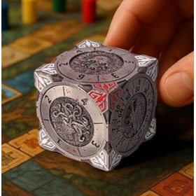 Spinner Dice - Rotation Cube - Argenté - YStars