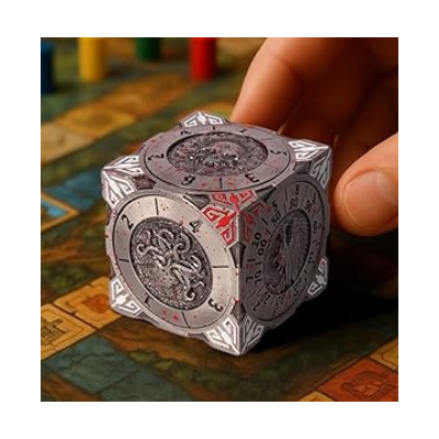 Spinner Dice - Rotation Cube - Argenté - YStars