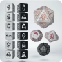 The Hobbit  - The Hobbit TCG Dice Set - Radiant Dawn - Qworkshop