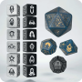 The Hobbit  - The Hobbit TCG Dice Set - Aether Vale - Qworkshop