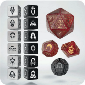 The Hobbit  - The Hobbit TCG Dice Set - Ember Hearth - Qworkshop