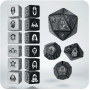 The Hobbit  - The Hobbit TCG Dice Set -Umbral Hollow - Qworkshop