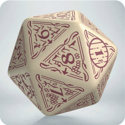 The Hobbit Spindown D20 - Terra TCG Jumbo Die - Qworkshop
