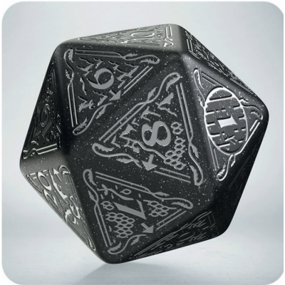 The Hobbit Spindown D20 - Umbral TCG Jumbo Die - Qworkshop