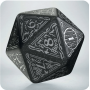The Hobbit Spindown D20 - Umbral TCG Jumbo Die - Qworkshop