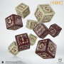 The Hobbit  - Set de 10 dés D6 - Goblins  - Qworkshop