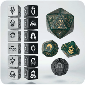The Hobbit  - The Hobbit TCG Dice Set -  Verdant Grove - Qworkshop
