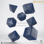 The Lords of the Ring - Set 7 dés -  Gondor Dice Set  - Qworkshop