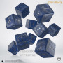 The Lords of the Ring - Set 10D6 -  Gondor Dice Set  - Qworkshop