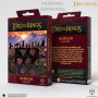 The Lords of the Ring - Set 7 dés -  Mordor Dice Set  - Qworkshop